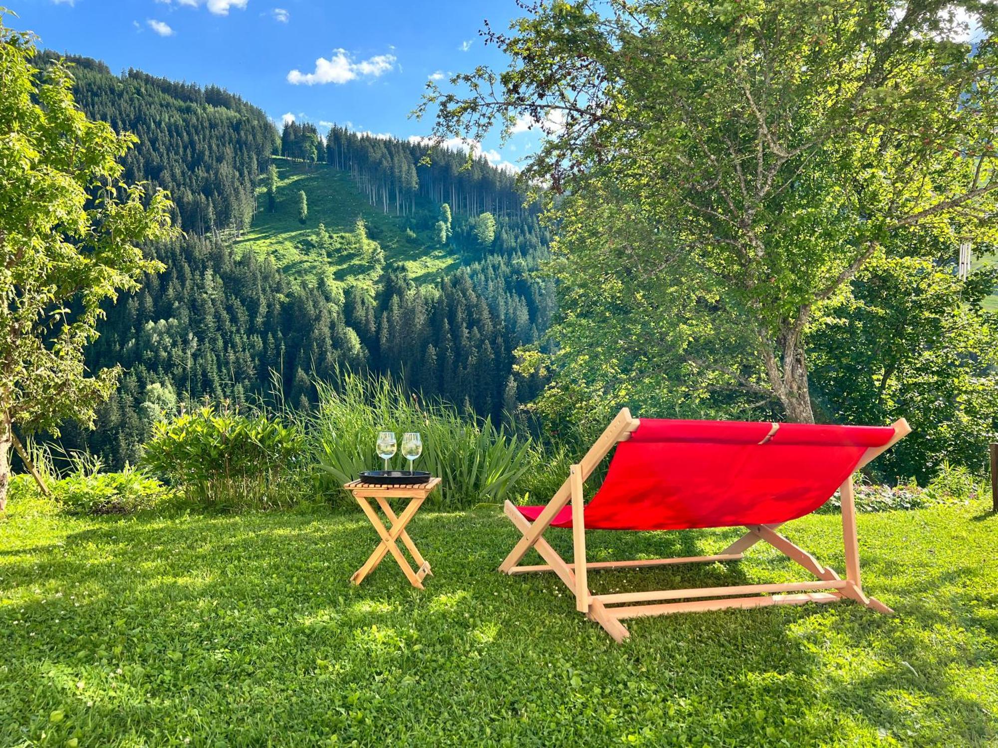 Alm Seasons Premium Chalet & Studios Saalbach-Hinterglemm Esterno foto